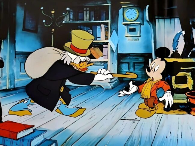 Paperone Scrooge e Topolino Cratchit